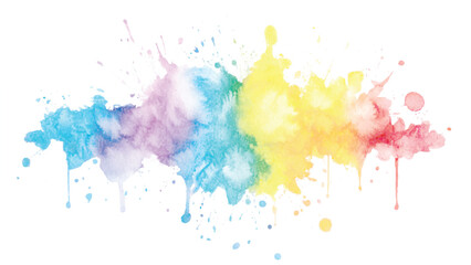 colorful vibrant rainbow Holi paint color.