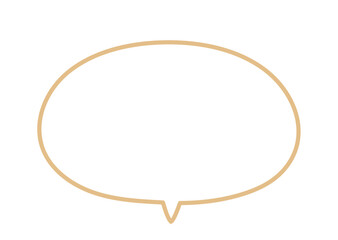 Fototapeta premium シンプルな丸いふきだし