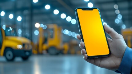 Warehouse management, streamlining operations with mobile technology for enhanced efficiency and productivity