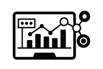Digital Data Analytics Business Intelligence, Graph, Chart, Growth, Monitoring