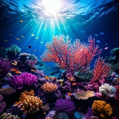 Obraz premium coral reef in the red sea