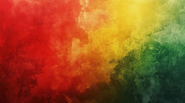 Vibrant Rasta Color Abstract Background
