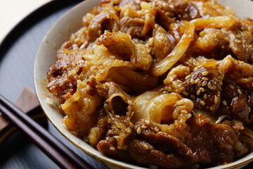 カルビ牛丼
