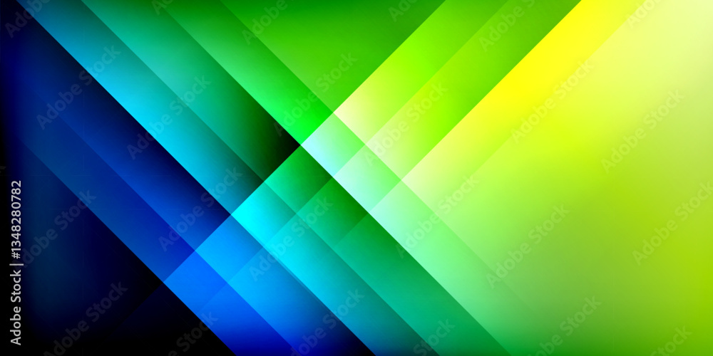 Poster dynamic shadow lines geometric shapes