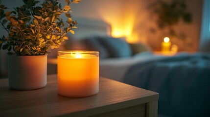 Candlelight Relaxation: Ambient Home Decor