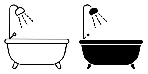 bathroom sink editable stroke outline icon isolated on white background flat vector illustration, black outline, Pixel perfect