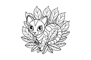 Set of Animal coloring book