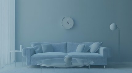 Modern minimalist living room interior design (2)