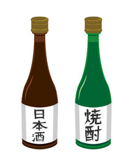 日本酒と焼酎のセット