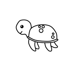 Turtle pattern, turtle, mouse, rabbit, pig, sheep, animal lines for worksheets 