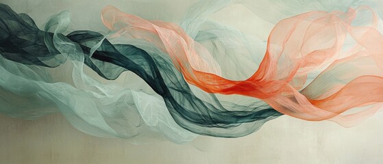 Mexican folk dance performance in muted colors on neutral background