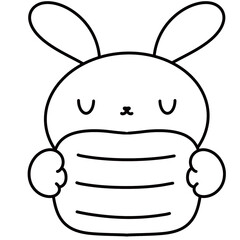 Cute colors and outline Easter