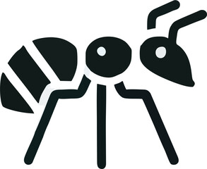 Simple Ant Logo Vector