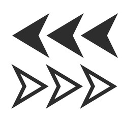 連続する矢印アイコン