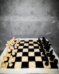 Birthday cake chessboard theme decoration