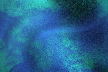 White blue glitter texture abstract banner background with space. Twinkling glow stars effect. Like...
