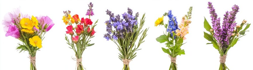 Obraz premium Colorful flower bouquets (1)