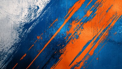 Bold color combinations create an energetic and dynamic visual experience.