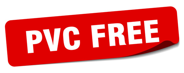 pvc free sticker. pvc free label