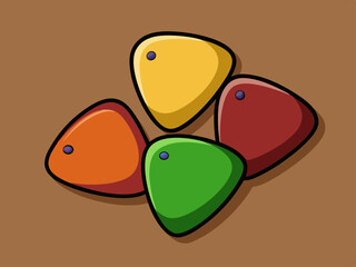 guitar pick collection