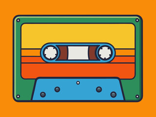 retro cassette tape