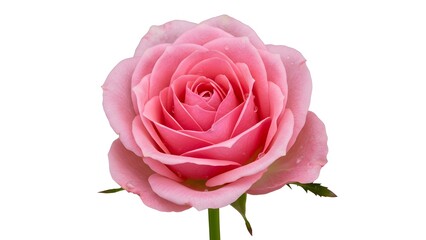 Fototapeta premium pink rose isolated on white