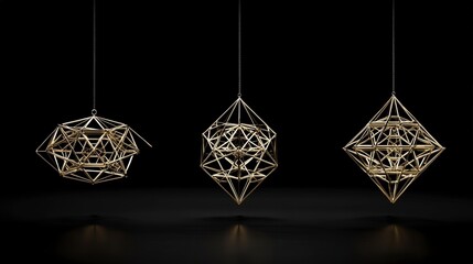Golden Geometric Structures: A Collection of Modern Architectural Designs