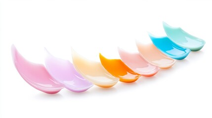 Vibrant Skin Texture Chart Displaying Various Tones for Acne Treatment Analysis