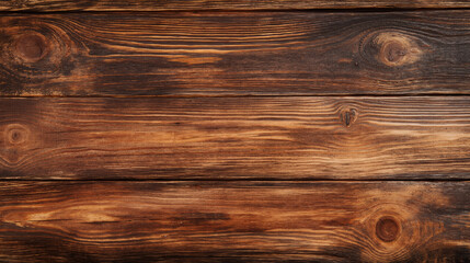 Fototapeta premium Wooden Planks with Warm Brown Texture and Natural Grain Pattern