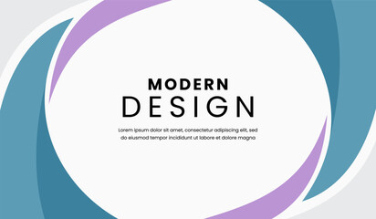 Fototapeta premium Blue and purple abstract geometric background vector illustration