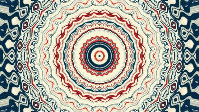 4k Mandala loop Background. Seamless looping Mandala Motion