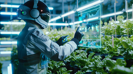 Futuristic AI-Driven Agriculture: Smart Farming with Advanced Technology and Sustainable Innovations generate by AI