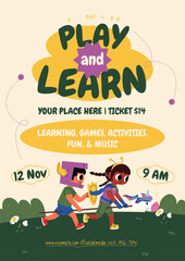 Play and Learn Flyer 