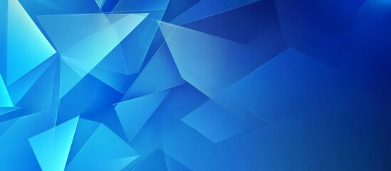 Modern Abstract Blue Layered Background with Smooth Wavy Shapes