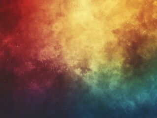 Obraz premium Colorful Cosmic Nebula With Vibrant Hues And Glowing Stars