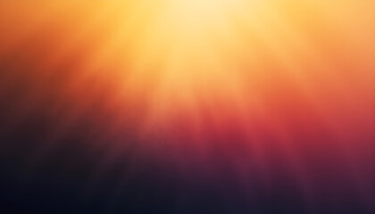 Obraz premium Abstract warm color gradient background with sunbeams