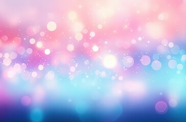 Obraz premium Dreamy Pastel Bokeh Abstract Geometry Soft Light Vector Background
