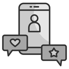 Feedback  Icon Element For Design