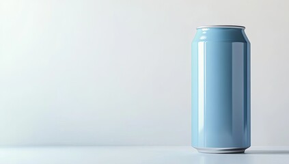Light-blue beverage can