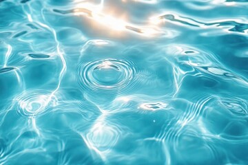 Abstract Water Ripples Soft Sunlight Reflections Hyperrealism Texture Background