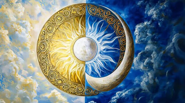 Celestial Circle Sun & Moon