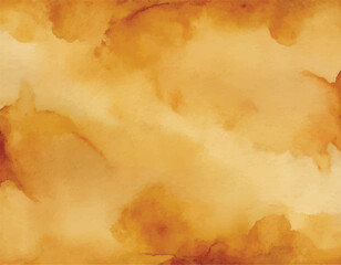 Light ochre artistic hand painting watercolour background. Creative artistic source