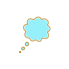 retro comic speech bubble