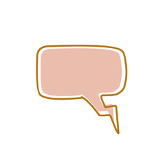 Naklejka premium retro comic speech bubble