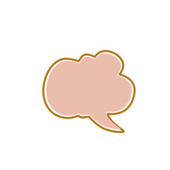 retro comic speech bubble