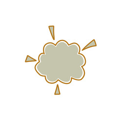 retro comic speech bubble