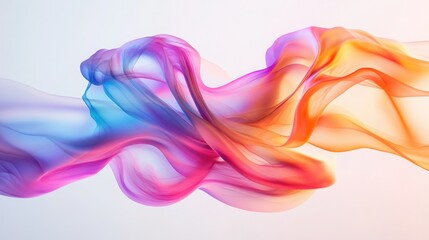 Abstract Colorful Swirling Fabric Texture Background Image