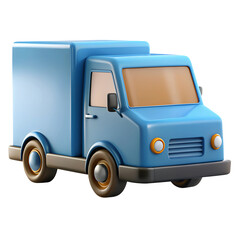 truck isolated on transparent white background, clipping path