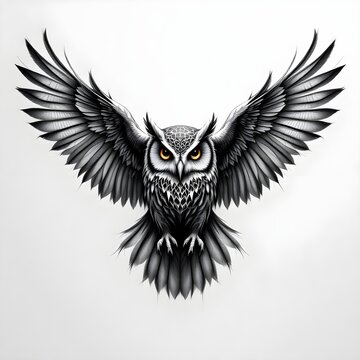 eagle with wings
