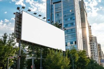 Ultra Hd Picture of Advertisement Billboard by the Road in the City